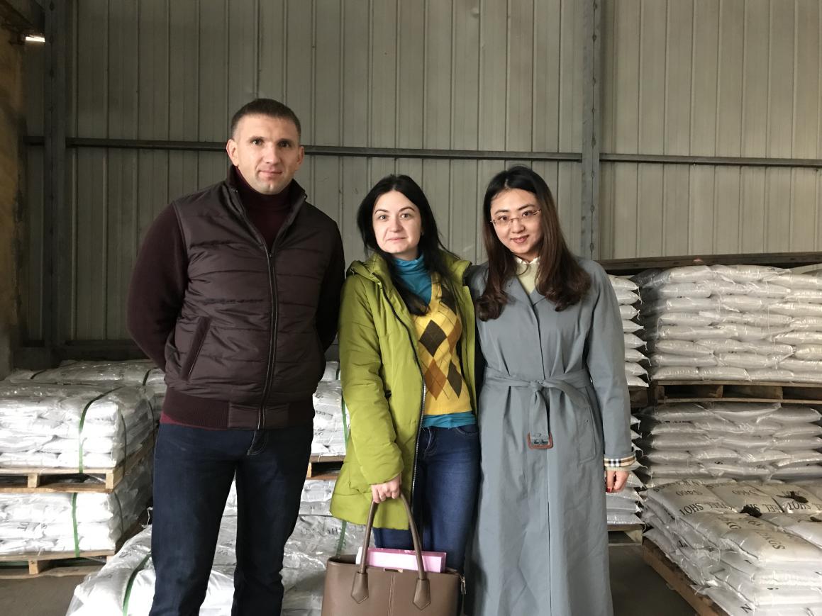 Ukrainian customers visited our factory