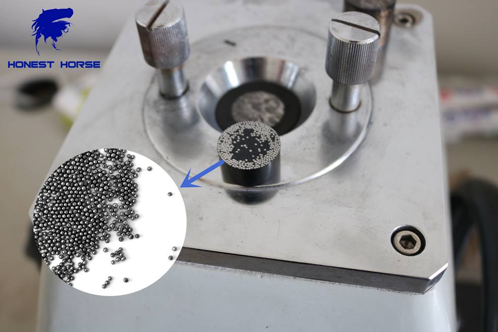 HONEST HORSE Steel Abrasive Hardness Test