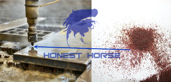 Honest Horse Garnet sand-Water jet cutting