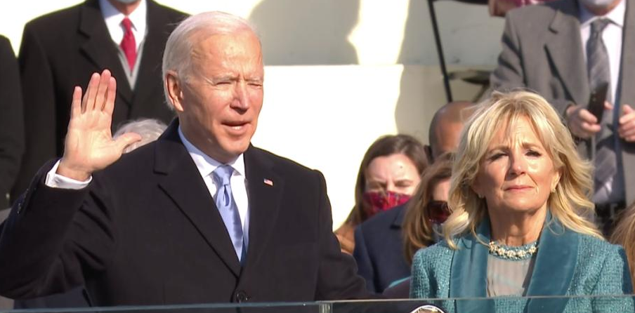 Biden becomes president of the United States