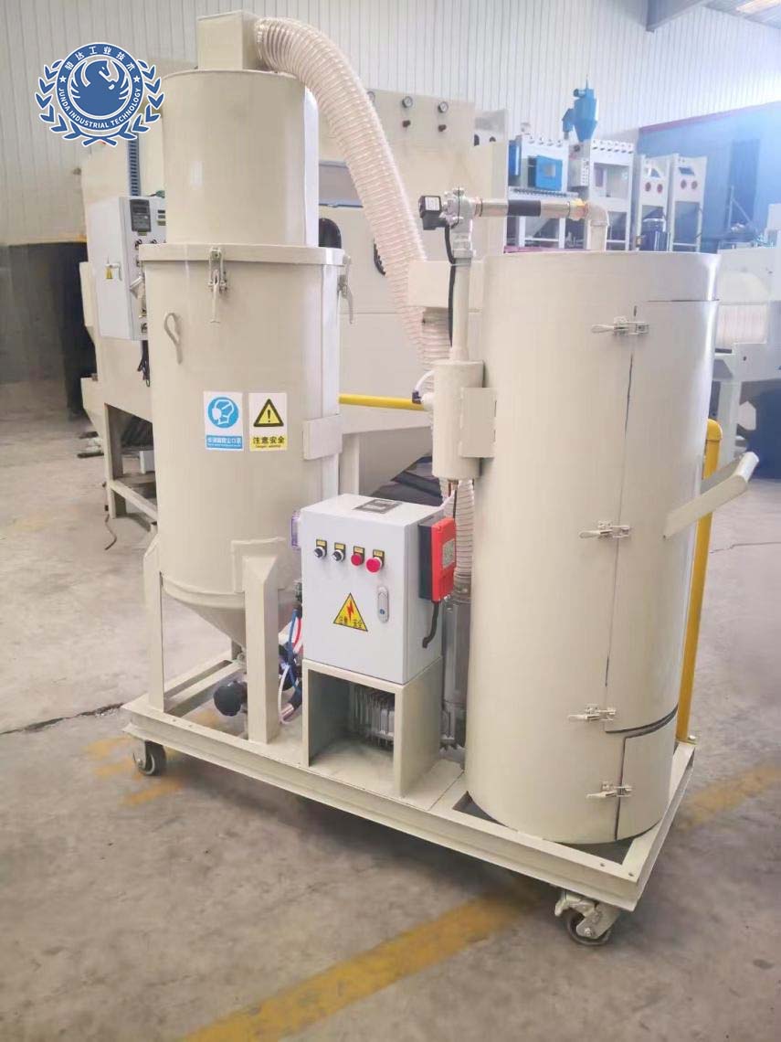 Dustless automatic recycling sandblaster