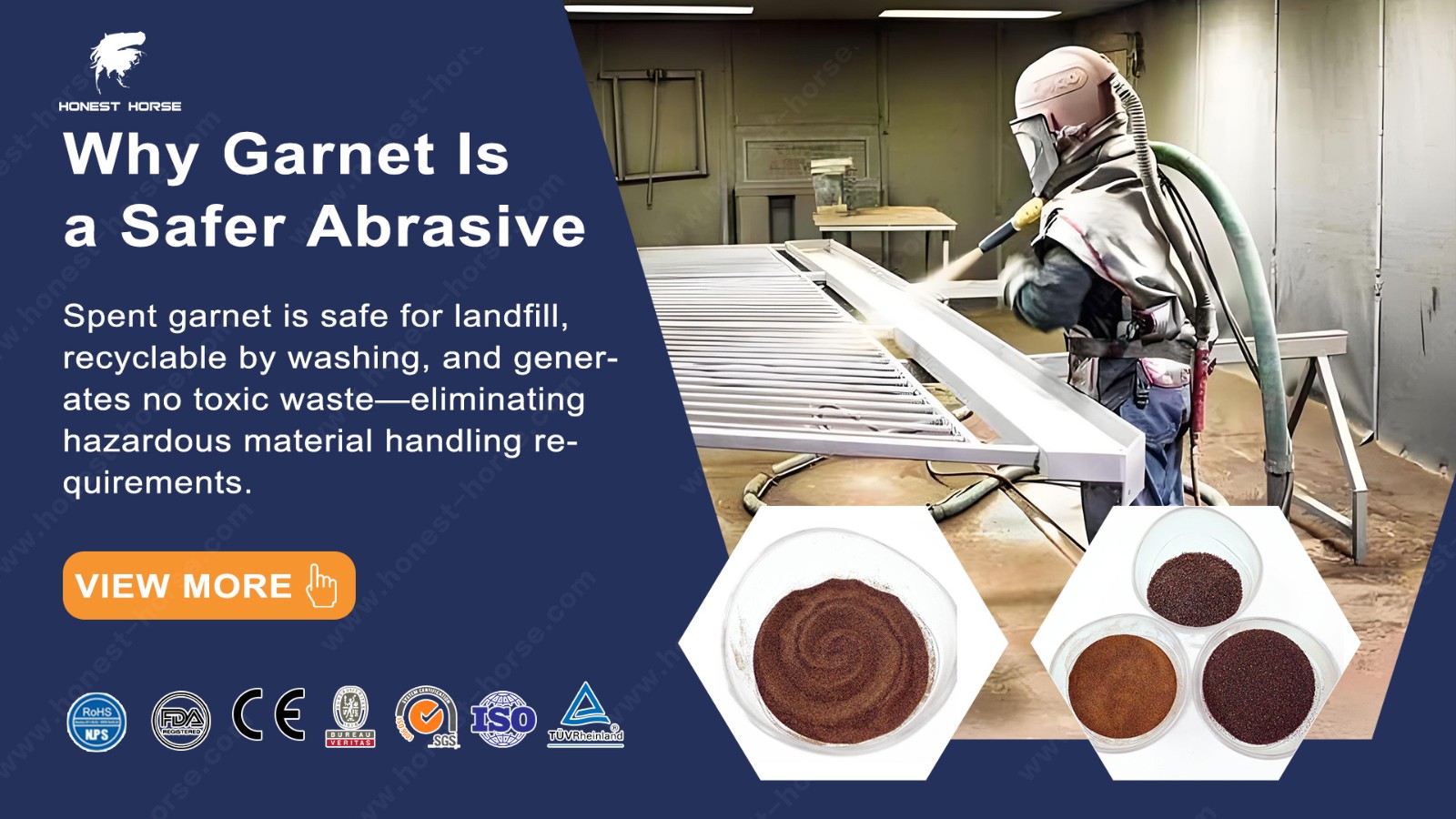 Why Garnet Is a Safer Abrasive